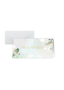Sigel Weihnachtskarte"Christmas Forest Watercolor" DIN lang 8204383