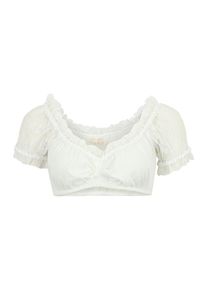 Krüger Dirndl Krüger Madl, Femmes Blouse folklorique 'Mara', beige