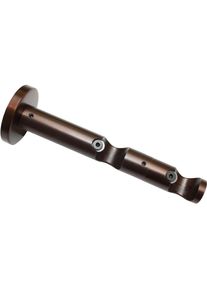 Träger »Doppel-Kombiträger offen« Serie Einzelprogramm Chicago Ø 20 mm , braun , Gardinia