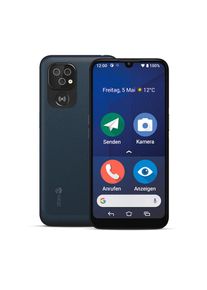 Doro , Smartphone »8200 Secure« dunkelblau , blau , Notruftaste / Taschenlampe / Freisprecheinrichtung / GPS / LTE