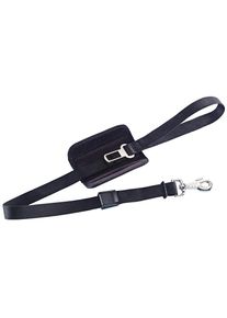 Nobby , Hundeleine »inkl. Sicherheitsgurt, Schwarz« , Zur Sicherung des Hundes am Sicherheitsgeschirr während der Autofahrt