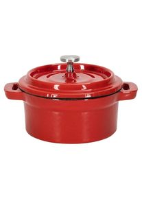 Bräter »Bräter Rund« Gusseisen , rot , Nouvel