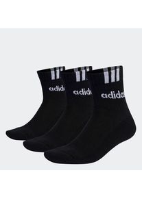 adidas Performance , Funktionssocken »3STREIFEN LINEAR HALFCREW CUSHIONED SOCKEN, 3 PAAR« 3 Stk. tlg. , schwarz-weiss , S (37/39) , Bequeme Socken...