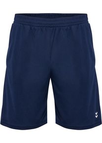 Hummel, Hommes Pantalon de sport 'Pulse', bleu foncé / blanc