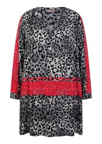 SAMOON - Kleid, grau, Gr. 48, Viskose