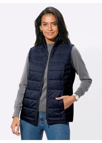 WITT Damen Steppweste mit Stehkragen, marine, Gr&ouml;&szlig;e 48, 100% Polyester. Wattierung: 100% Polyester