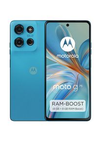 Motorola , Smartphone »moto g75 256GB« Aqua Blue , blau , Neuer schneller und effizienter Snapdragon -Prozessor