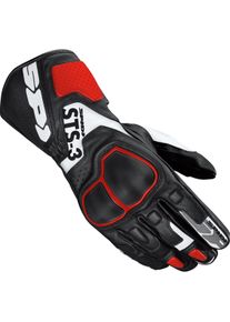 Spidi STS-3 Lederhandschuh rot/schwarz 3XL - Motorradbekleidung - Motorradhandschuhe - Lederhandschuhe