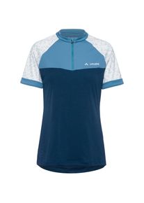 Vaude Ledro Print Trikot Damen - Größe 40 - blau