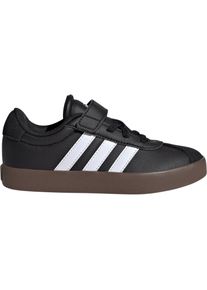 Adidas VL COURT 3.0 EL C Sneaker Kinder - Größe 35 - schwarz