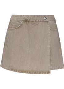 Ragwear Gaulie Denim Hosenrock Damen - Gr&ouml;&szlig;e 27 - beige