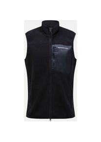 Peak Performance Pile Fleeceweste Herren - Größe M - schwarz