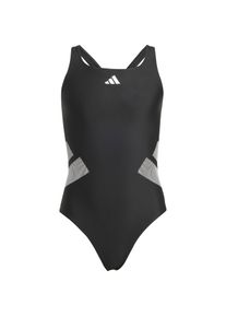 Adidas LOGO C-BACK Badeanzug M&auml;dchen - Gr&ouml;&szlig;e 140 - schwarz