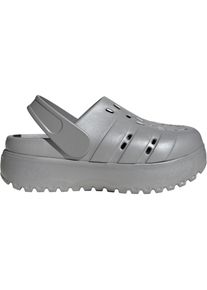 Adidas Adilette Clog Platform Sandalen Damen - Größe 38 - grau