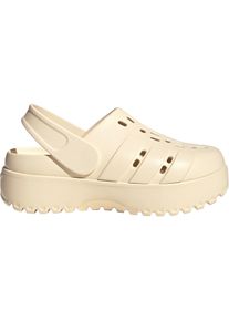 Adidas Adilette Clog Platform Sandalen Damen - Größe 39 1/3 - beige