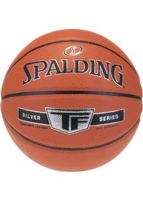 Spalding TF Silver Composite Basketball - Gr&ouml;&szlig;e 7 - orange
