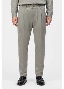 Drykorn CHASY Casual Hose mit Bundfalte in Viskose-Woll-Mix in braun, Größe 32x34