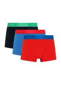 Happy Socks, Hommes Boxers, bleu clair / citron vert / rouge / noir