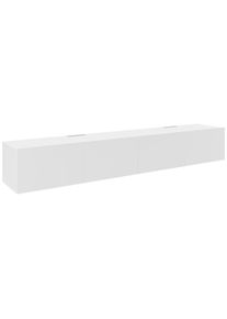 Hom&acute;in Hom`in Lowboard , Weiss , Holzwerkstoff , 240x36.7x45 cm , In verschiedenen Gr&ouml;ssen erh&auml;ltlich, h&auml;ngend, Typenauswahl , Wohnzimmer, TV M&ouml;bel, Lowboards, Lowboards h&auml;ngend