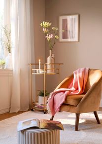 Servierwagen in gold, 81,5x56 cm, bonprix