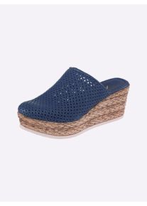Andrea Conti Witt Damen Clog, jeansblau, Größe 41, 100% Rindsleder