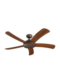 Ventilateur de plafond FALCETTO, sans télécommande, noyer / brun ancien / bronze
