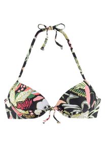 s.Oliver Bikini-Top Damen Gr&ouml;&szlig;e 65/70 gr&uuml;n / schwarz