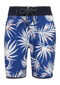 Quiksilver, Hommes Boardshorts 'SCALLOP 18', bleu / saumon / blanc
