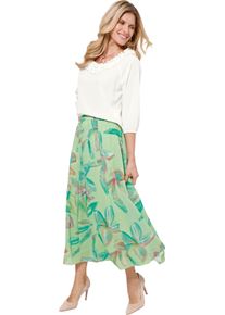 Damen Tunika mit R&uuml;schen ecru