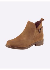 Heine Witt Damen Stiefelette, cognac, Gr&ouml;&szlig;e 37, 100% Rindsleder