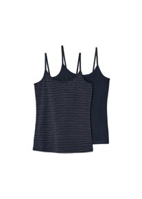 Tchibo - 2 Spaghetti-Hemdchen - Damen - Gr. S - dunkelblau