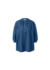 Tchibo - Bluse in Denimoptik - Damen - Gr. 42 - dunkelblau