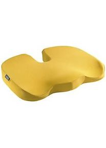 Leitz Sitzkissen Ergo Cosy, ergonomisch, abnehmbarer Stoffbezug, B 470 x T 370 x H 90 mm, gelb