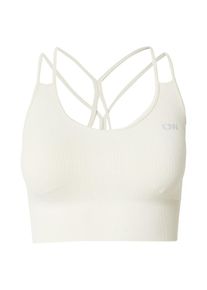 ICANIWILL Sport-BH Damen, grau / offwhite, Größe L