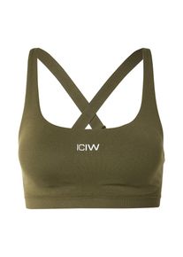 ICANIWILL Sport-BH Damen, oliv, Größe M