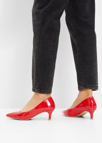 Pumps in Lack-Optik in rot, Gr&ouml;sse 37, bonprix