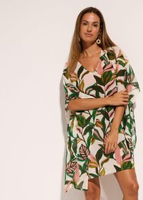 Strandtunika aus leichtem Chiffon in weiss, Gr&ouml;sse 48/50 (XL), bonprix