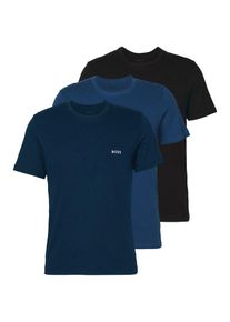 BOSS, Hommes T-Shirt 'Classic', bleu marine / bleu foncé / noir