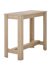 Stolkom Bartisch »Modesto Küchentisch, Bistrotisch, Stehtisch Küche, BxHxT 115x103x50 cm« Grozügige Fläche, Stabiler Halt, Tischplatte melaminbeschichtet ,...