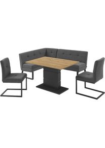 Eckbankgruppe »Geranie, Sitzgruppe, Eckbank inkl. Stauraum, Esstisch, 2 Freischwinger« Set, Eckbank inkl. Stauraum wahlweise links und rechts...