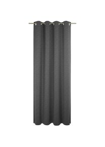 WIRTH, Vorhang &raquo;Trondheim B&laquo; &Ouml;sen 1 Stk. tlg. nach Mass, grau, Chenille, Polyacryl