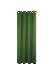 WIRTH, Vorhang &raquo;Trondheim B&laquo; &Ouml;sen 1 Stk. tlg. nach Mass, dunkelgr&uuml;n, Chenille, Polyacryl