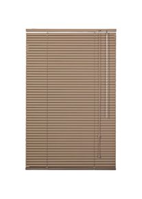 Jalousie freihängend Aluminium , braun , LICHTBLICK ORIGINAL