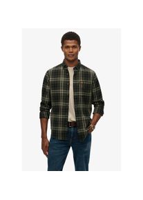 Superdry , Damen , Langarmhemd »L/S COTTON LUMBERJACK SHIRT« , grün , Cooles Shirt von Superdry