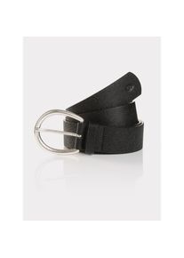 Tom Tailor, Unisex, Tom Tailor Lederg&uuml;rtel 1 Stk. mit 3,0 cm Breite f&uuml;r l&auml;ssige Casual- und Denim-Outfits, schwarz, 80, Tom Tailor Unisex Lederg&uuml;rtel 