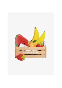 Letoyvan accessoires de cuisine Smoothie Frucht Holzmarktkiste jaune