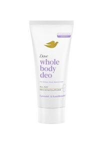 Dove Deo Whole Body Creme Lavendel & Kamille ohne Aluminium, 75 ml
