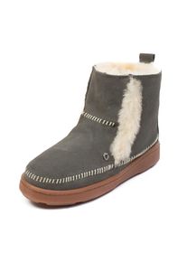Minnetonka Stiefel 'Jade' Damen Gr&ouml;&szlig;e 36 creme / braun / grau Winterschuhe