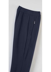WITT Damen Freizeithose mit breitem Komfortbund, marine, Größe 24, 80% Polyacryl, 20% Baumwolle