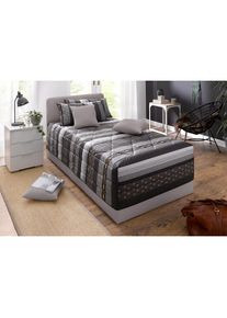 Polsterbett »"Davos", OTTOs Choice! Topseller« inkl. Bettkasten bei Ausführung mit Matratze , grau , Westfalia Schlafkomfort